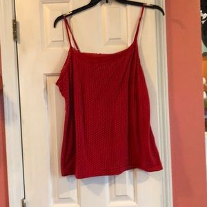 Red polka dot Cami FREE WITH PURCHASE
